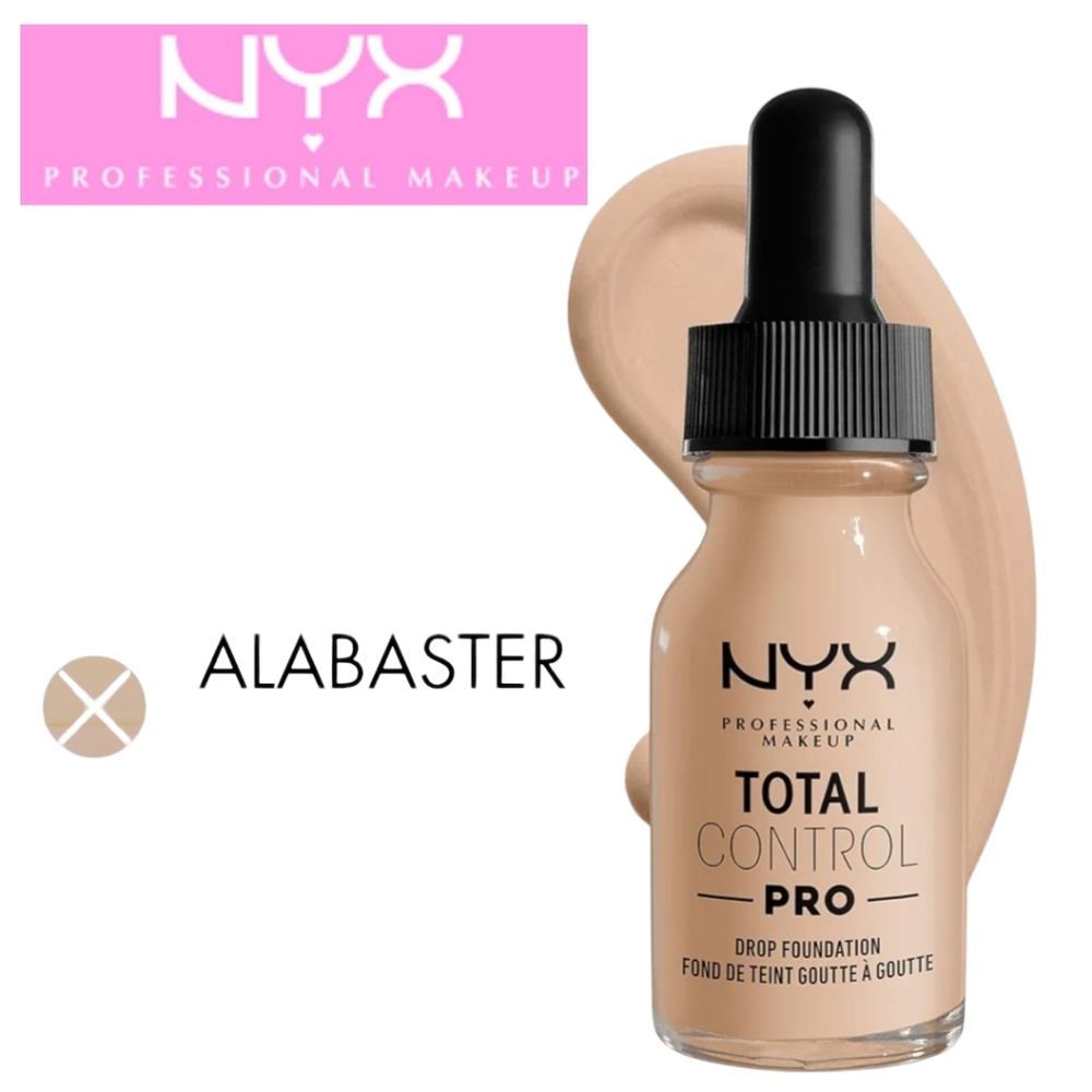 NYX PROFESSIONAL MAKEUP Total Control Drop Foundation - Alabaster - Full Size